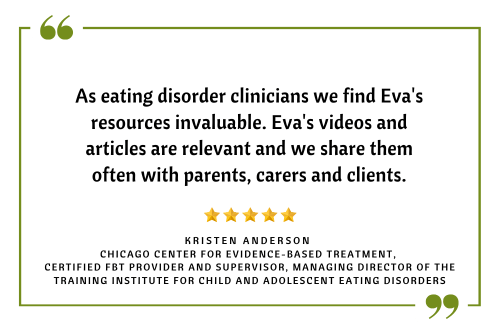Review As eating disorder clinicians